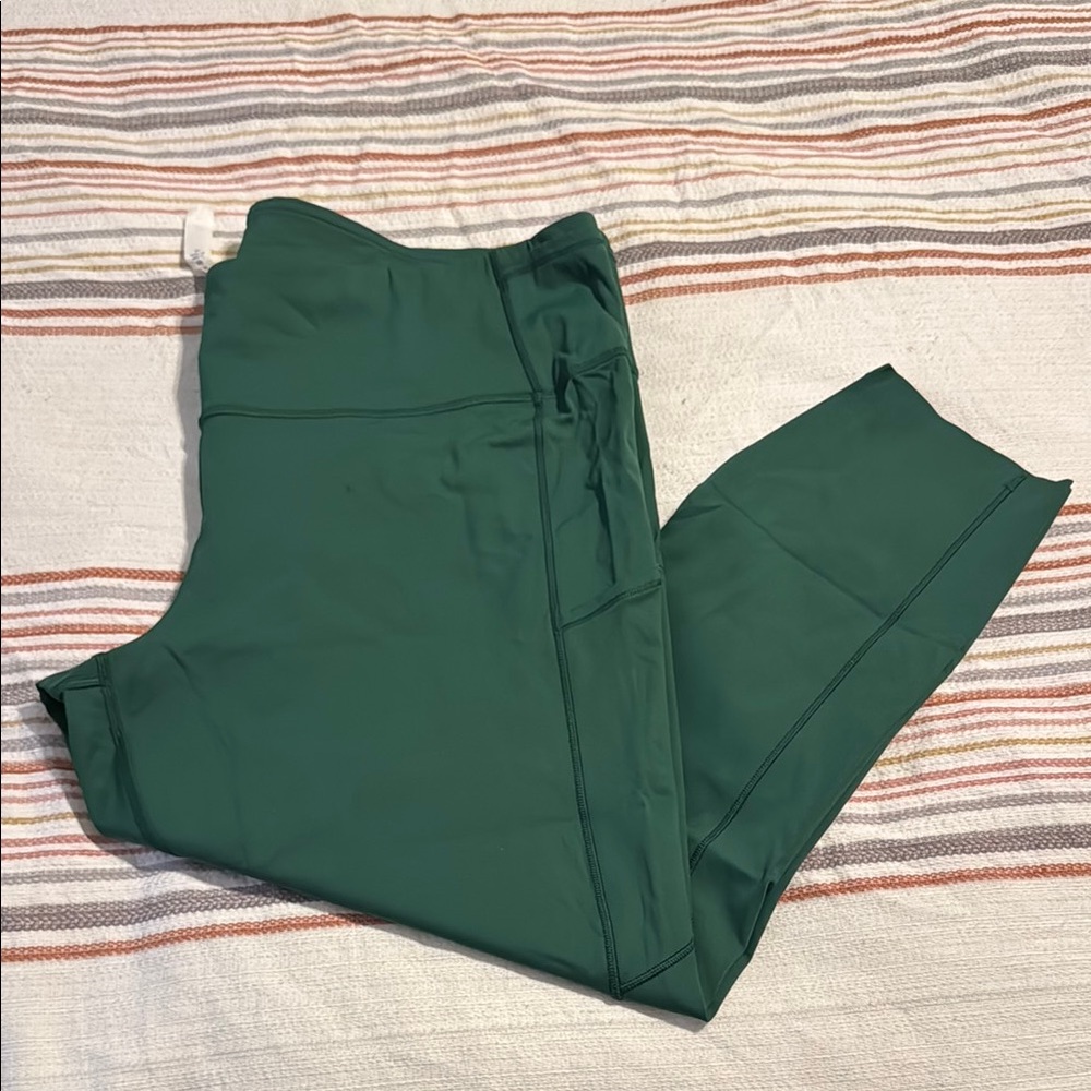 Lululemon Green Leggings Plus Size